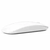 Uiosmuph U30 Mouse Wireless Bluetooth, Ricaricabile Mouse Wireless (BT5.1+ BT5.1+ USB) Silenzioso Mouse Senza Fili per Laptop/MacBook/Android/PC/Mac (Bianca)