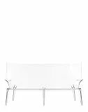 Kartell Uncle Jack Divano, Policarbonato Trasparente o colorato in Massa, Cristallo, 75 x 96 x 190 cm