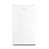 COMFEE' RCD115WH2 80 Liter Frigo Piccolo con Congelatore, Frigorifero Monoporta, adatto per casa, ufficio, Camera,Silenzioso, Temperatura Regolabile, Luce LED, Bianco