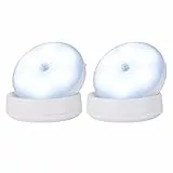 Simzoo Luce Notturna notturna di induzione led è adatta per la toilette della cucina corridoio camera da letto Sensore di Movimento Luce ausiliaria (Luce bianca 2 Pack)