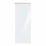 Relaxdays Tenda per Doccia Moderna, 80x240 cm, Vasca da Bagno, Idrorepellente, Montaggio a Soffitto, Rullo,Trasparente