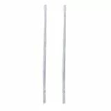 Healifty 50pcs bianco floreale filo stelo 24 calibro artificiale disposizione dei fiori fai da te