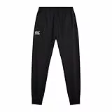 Canterbury Lightweight Fleece Pantaloni da Ginnastica, Nero/Grigio Canna di Fucile, 6 Anni Unisex-Bambini