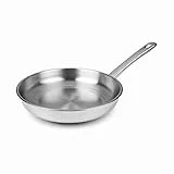 Lacor Vitrocor padella, Acciaio inossidabile, Silver, 28 cm
