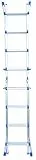 Garden Friend S1405119 Scala Alluminio Everest 4+4, Grigio-Blu