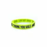 Valentino Rossi Braccialetto THANK YOU VALE,Giallo/Nero,Unica,Unisex