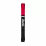 Rimmel London Rossetto Liquido Provocalips, Formula Lunga Tenuta 2 Step, per labbra dal colore pieno e dal finish vinilico, Tonalità 500 Kiss The Town Red, 6 ml