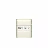 KitchenCraft Living Nostalgia, Portautensili da Cucina, in Metallo, 15 x 16cm, Crema Antico