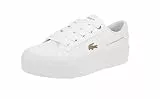 Lacoste 45cfa0013, Scarpe Vulcanized Donna, Bianco, 42 EU