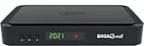 Digiquest Decoder Tivùsat Q90 On demand 4K, doppio tuner, DVB-T2, DVB-S2, Videoregistratore PVR,Nero, inclusa Tessera Tivusat 4K