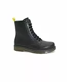 BALOCCHI MARTY 631800 34/35 nero bambina stivaletto anfibio scarponcino lacci zip 34