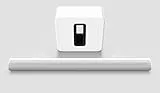 Sonos Arc Set | Soundbar + Sub, bianco – Elegante soundbar Premium per audio cinematografico – con Dolby Atmos, Apple AirPlay2, controllo vocale – con Sonos Sub