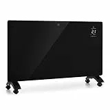 Klarstein Stufa Elettrica Basso Consumo, Stufa Elettrica 2500W, Termoconvettore Elettrico a Parete con Termostato, Termosifone Elettrico Basso Consumo, Calorifero Riscaldamento Elettrico Smart