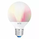 REV - WiZ - Lampadina LED G95, compatibile con Alexa e Google Assistant, 1055lm, 12 W, E27, 2700 K, 25.000 h, colore: Bianco