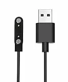 Aliwisdom - Caricatore magnetico per Smartwatch, Accessori Smartwatch 2 Pin cavo di ricarica universale per smart watch/Fitness Tracker, cavo di ricarica USB magnetico, distanza tra i pin 7,62 mm