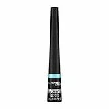 Rimmel London Eyeliner Waterproof Exaggerate Liquid - Eyeliner ultra definizione Liquido a Lunga Durata - Black