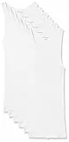 Amazon Essentials Canotte Intime Uomo, Pacco da 6, Bianco, XXL