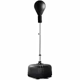 Boxe Speed Ball, Reflex Ball Cobra Bag, Speed Trainer Autoportante Regolabile in Altezza - Ottimo per Allenamento MMA, Attrezzatura da Boxe (Color : Black, S : 125~155cm)