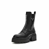 GUESS Leila Womens Black Leather Boots-UK 6 / EU 39