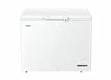 Haier HCE301E Congelatore Orizzontale a Pozzetto, 300 Litri, Temperatura Regolabile, Funzione Fast Freeze, Silenzioso, Libera Installazione, 111x62x84,5cm, Bianco