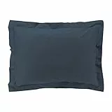 douceur d'Intérieur federa 50 x 70 cm percalle tinta unita percaline blu