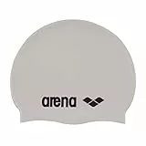 arena Classic Silicone Cuffia Unisex in Silicone, Cuffia Piscina Donna e Uomo, Cuffia Nuoto con Bordo Rinforzato, Cuffia Morbida e Resistente