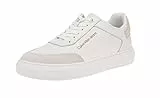 Calvin Klein Jeans Sneakers con Suola Preformata Donna Casual Neopren Scarpe, Bianco (White/Peach Blush), 37 EU