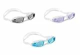 Intex 55682 Occhialini Free Style Nero/Azzurro/Rosa