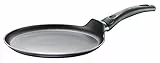 PINTINOX Energy Padella Antiaderente per Crepes Adatta a Tutti i Tipi di Cottura compreso induzione, crepiera con Manico Soft Touch, Diametro cm 26