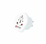Skross by Poly Pool SK500221 Adattatore da Viaggio con Spina Standard Americana e Presa Universale Standard Austalia-China, UK, Giappone, Europa, Svizzera