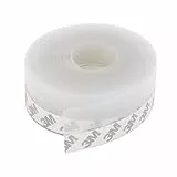 SIOPPKIK Guarnizione Finestra, Paraspifferi Sottoporta,8M x 25MM a Forma di Porta, Antivento Striscia di Sigillatura Antipolvere（1Pcs）