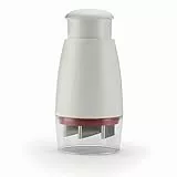 Zyliss E910012 Zick Zick Classic Tritatutto, Plastica, Acciaio Inossidabile, Bianco, Rosso, Tagliaverdure Manuale da Cucina Senza Elettricità, Lavabile in Lavastoviglie