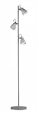 Trio Leuchten Lampada da Terra PIANTANA GU10, 42 W, Grigio Cemento, 25 x 34 x 160 cm