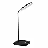 DEEPLITE Lampada da Scrivania LED,lampada da tavolo con collo di cigno flessibile a 3 livelli di luminosità, camera da letto,tocca controllo, cura degli occhi e risparmio energetico