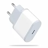 20W Caricatore USB C Rapido per iphone 15/15 Pro/15 Plus/13/13 pro/13 pro max/13 mini/14/14 pro/12/12 Mini/12 Pro Max/11/11 Pro, PD 3.0 Spinotto Apple Alimentatore Presa Veloce Carica