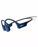 SHOKZ 【Mini Size】 OpenRun, Cuffie Conduzione Ossea, Auricolari Bluetooth Sport,Cuffie Wireless Bluetooth 5.1,Impermeabilità IP67,Microfoni Integrati, Sicurezza Fit, per Running，Sport-Blu