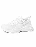 PUMA CILIA, Scarpe da Corsa Donna, Puma White-Gray Violet-Puma Silver, 39 EU