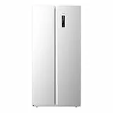 Cecotec Frigorífico Americano 2 Puertas Bolero CoolMarket SBS 430 Inox E. Side by Side de 430 L, Altura 176 cm y 84 cm Ancho, Sistema Multi Air Flow, Total No Frost, Motor Inverter Plus
