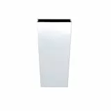 Maceta alta 19 L Prosperplast Urbi Square de plástico CON depósito en color Blanco, 45 (alto) x 24 (ancho) x 24 (profundo) cms
