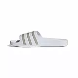adidas Adilette Aqua, Infradito Unisex - Adulto, Ftwr White Platin Met Ftwr White, 39 EU