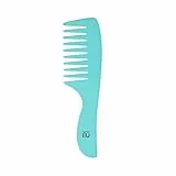 TB TOOLS FOR BEAUTY 4B ILU BambooM - Pettine ecologico in bambù (denti larghi, colore: turchese)