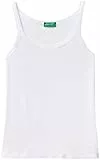 United Colors of Benetton 3GA2E8397 Canotta, Bianco (Bianco 101), XS Donna