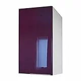 Berlenus CP4HA - Mobiletto da Cucina a Parete a un'anta, 40 cm, Colore: Viola Brillante