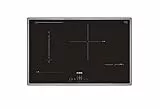 Bosch Elettrodomestici PVS845FB5E Serie 6, Piano cottura a induzione, 80 cm, nero