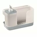 SNIPS 890896, Riordinello Lavello Cucina, Bianco-Grigio, 21 x 12 x 18 cm