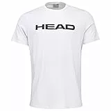 HEAD Maglietta Club Basic Uomo, Bianco, M