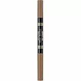 Max Factor Real Brow Fill & Shape Matita Sopracciglia, Doppio Applicatore Matita e Ombretto, 01 Blonde