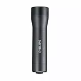 PHILIPS SFL4001T/10 - Torcia a LED, 170 lumen, fino a 12 ore di riproduzione, resistente all'acqua IPX4, colore nero (4 batterie AAA incluse)