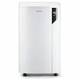 Pro Breeze Deumidificatore a compressore da 20l al giorno - Efficiente dal punto di vista energetico, modalità assciugatura, e indicatore di umidità, filtro dell'aria a carbone per muffa e umidità
