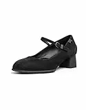 Camper Katie, Mary Jane Flat Donna, Nero, 41 EU
